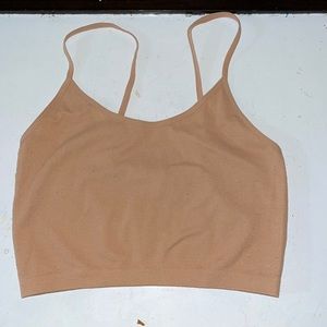Peachy pink crop top